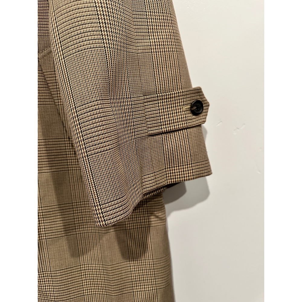 NWOT Nili Lotan Watson Duster Trench Coat in Beige Check Old Money/ Quiet Luxury - Picture 12 of 15